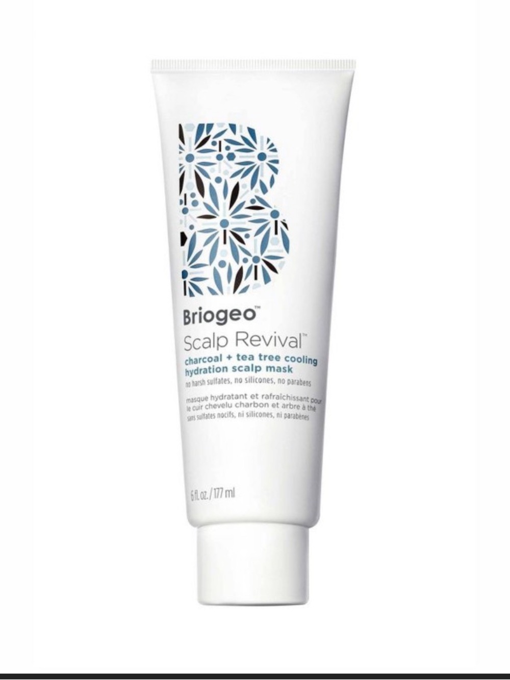 New Briogeo Scalp Revival Charcoal Mask with Tea Tree Oil Brand New Sealed 6 oz